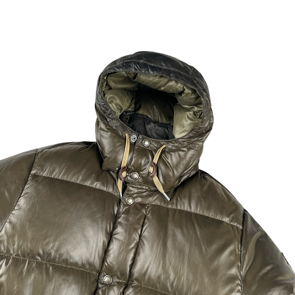 Ralph Lauren Brown Down Filled Hooded Puffer Jacket - Small