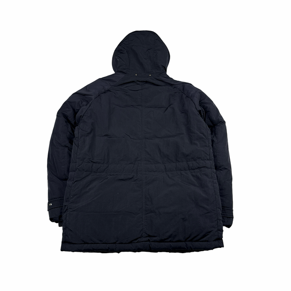 CP Company 2010 Black Chrome Down Filled Puffer Jacket - Medium