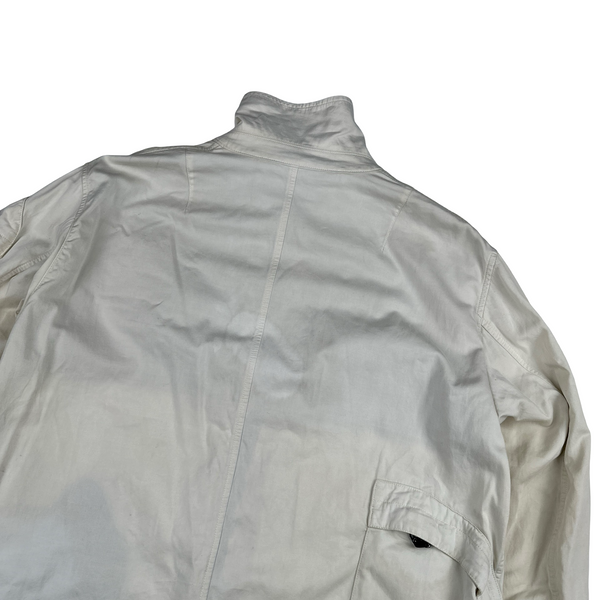 Stone Island 1998 Vintage Cotton Multi Pocket Green Edge Jacket - XL