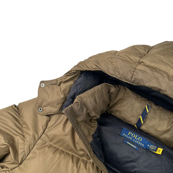 Ralph Lauren Brown Down Filled Jacket - Medium