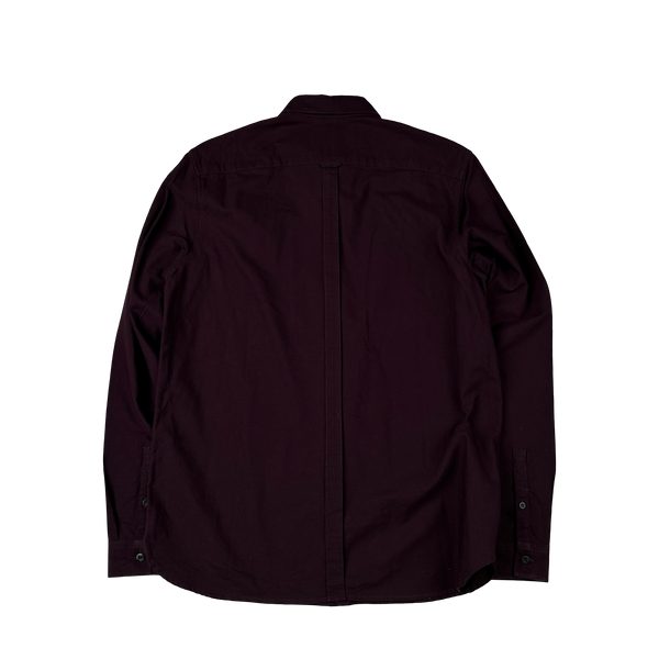 Fred Perry Burgundy Buttoned Shirt - Large