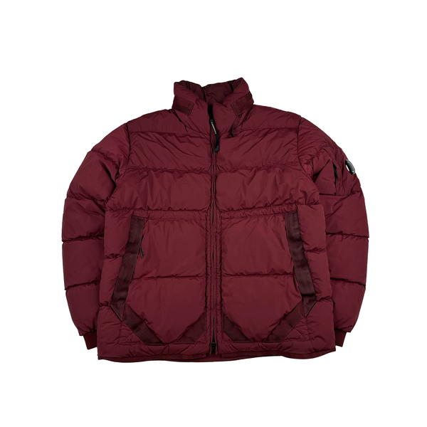 CP Company Marron Down Filled Nycra R Puffer Jacket - Large