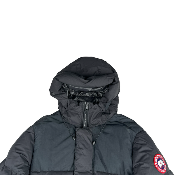 Canada Goose Black Armstrong Down Hooded Parka Jacket - Medium
