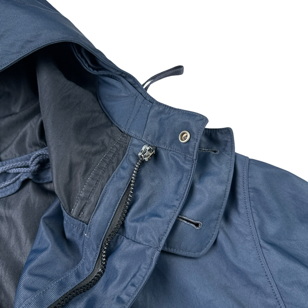 Stone Island 1998 Nylam Hooded Dutch Rope Winter Jacket - Large