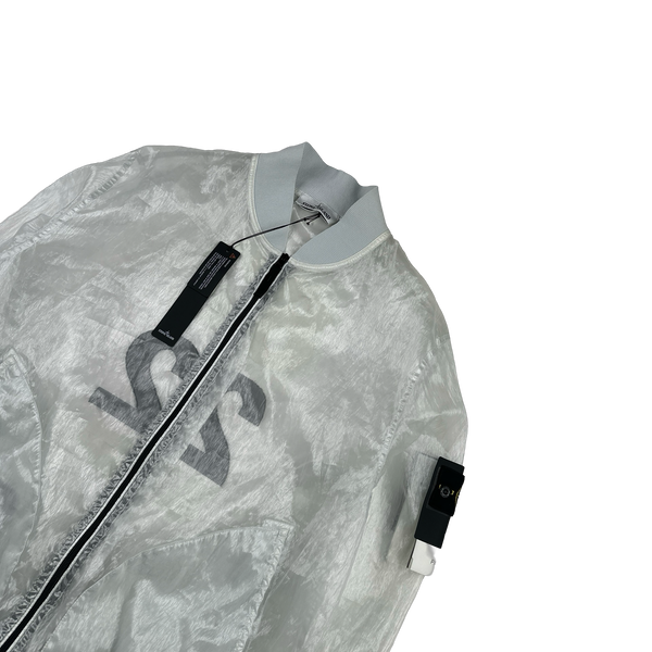 Stone Island 40th Anniversary White Piattina 82/22 Jacket - XXL