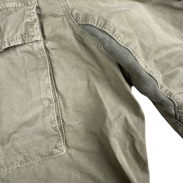 Stone Island 2017 Sage Green Zipped Front Pocket Overshirt - XL