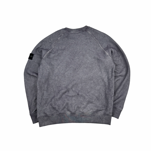 Stone Island 2020 Grey Dust Treatment Crewneck - XL