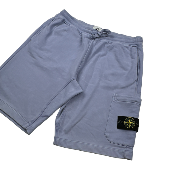 Stone Island 2022 Lilac Cotton Shorts - XL