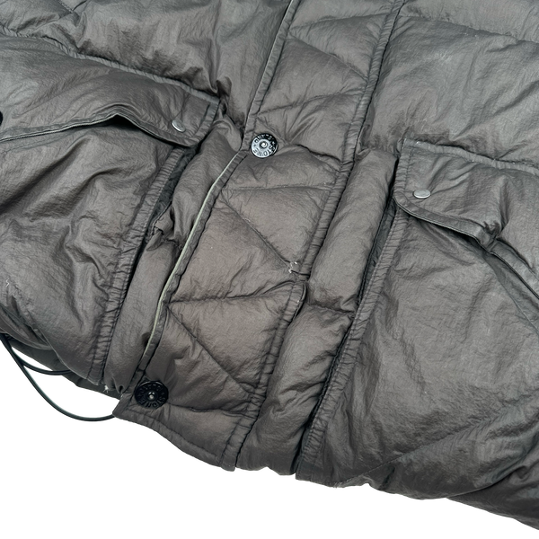 Stone Island 2000s Vintage Nylon Shell Down Puffer Jacket - XL