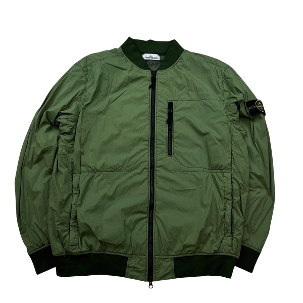 Stone Island Green Nylon Skin Touch TC Polartec Jacket - XXL