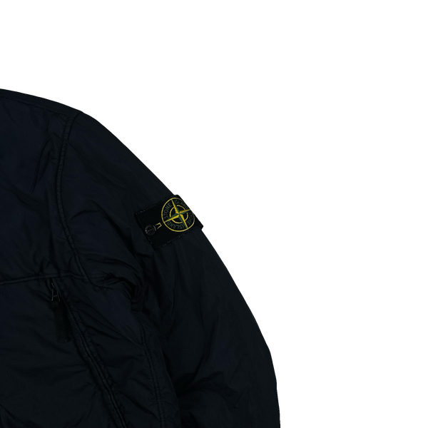 Stone Island 2019 Navy Crinkle Reps NY Jacket - Medium