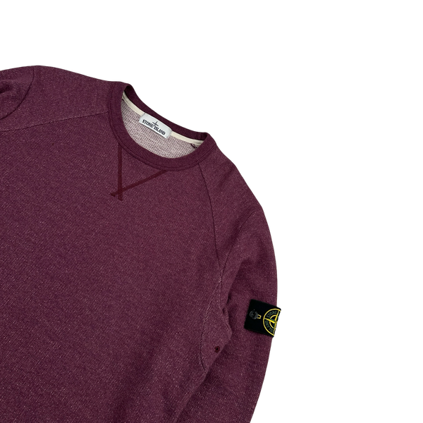 Stone Island 2014 Purple Marl Crewneck Jumper - XL