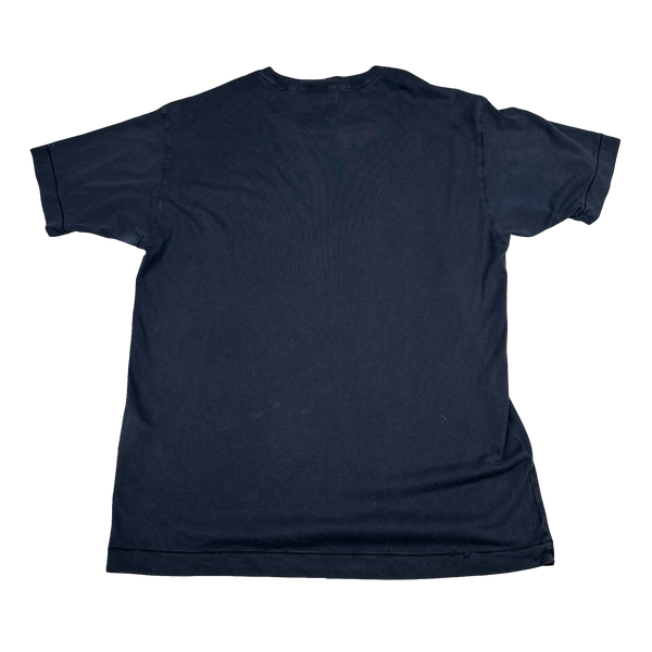 Stone Island 2017 Navy Cotton T Shirt - Medium