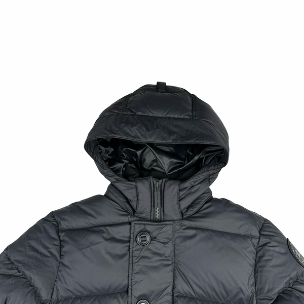 Canada Goose Ventoux Black Down Hooded Jacket - Small