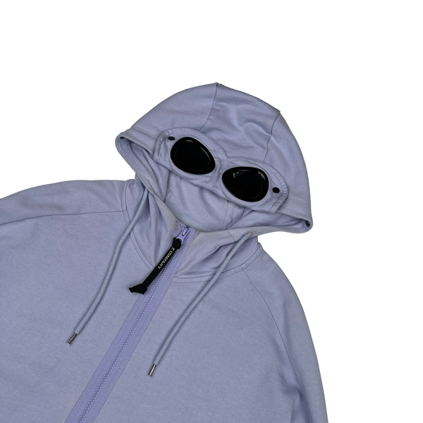 CP Company Lilac Cotton Goggle Hoodie - XL