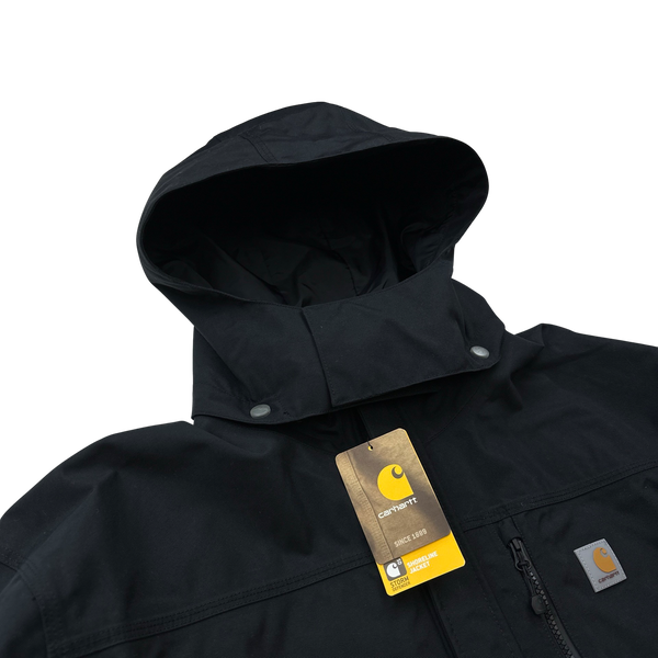 Carhartt Black Shoreline Hooded Jacket - XXL