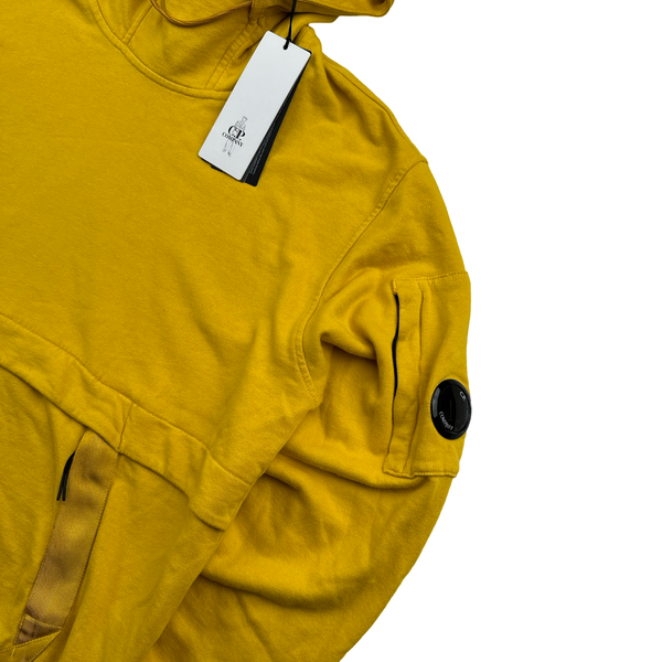 CP Company Yellow Lens Viewer High Collar Hoodie - Large