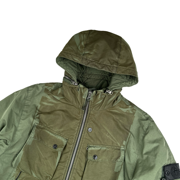Stone Island 2017 David TC Shadow Project Green Print Jacket - XL