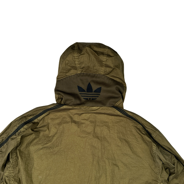 CP Company x Adidas  Khaki Explorer Chrome Goggle Jacket - Large