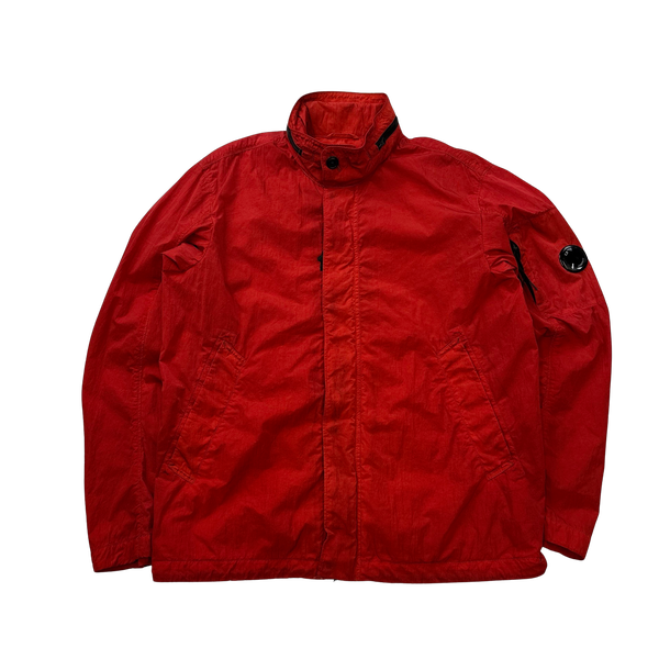 CP Company Red Chrome Nylon Zipped Jacket - XL