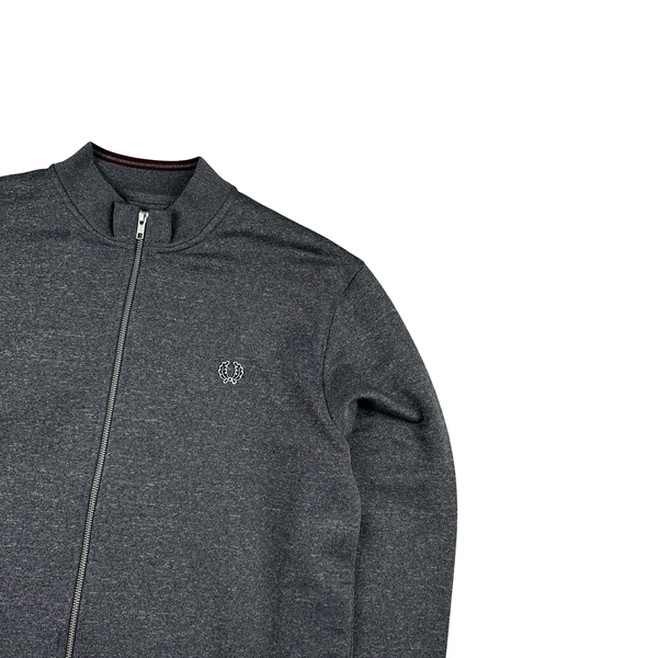 Fred Perry Bradley Wiggins Grey Zipped Track Jacket  - Large