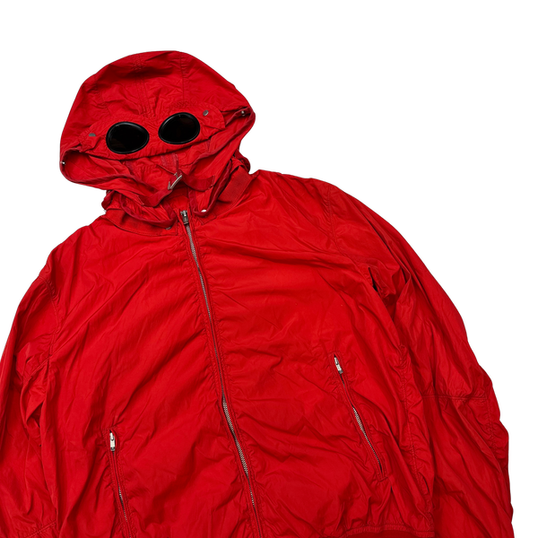 CP Company 2009 Red Nylon Goggle Jacket - XL