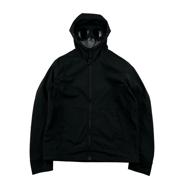 CP Company Black Lightweight Goggle Soft Shell Jacket - XL
