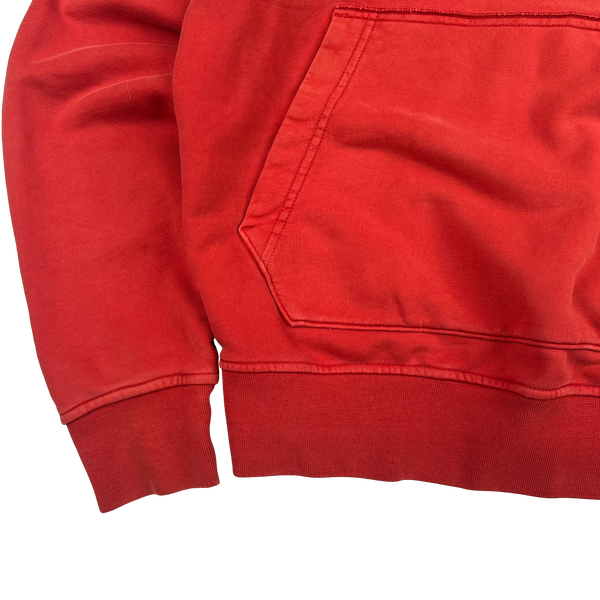 Stone Island 2019 Red Pullover Hoodie - Medium