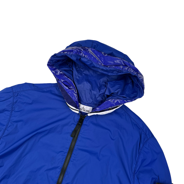Stone Island 2022 Blue Nylon Skin Touch TC Jacket - Large
