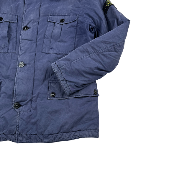 Stone Island 2014 Navy Tela 50 Fili Watro Field Jacket - Large