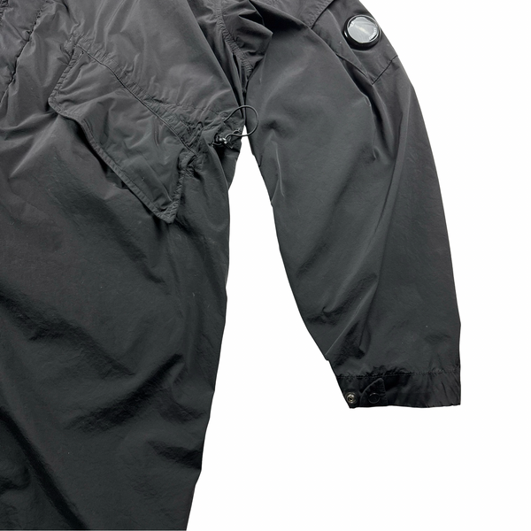 CP Company Black Nycra Fishtail Parka Jacket - XL