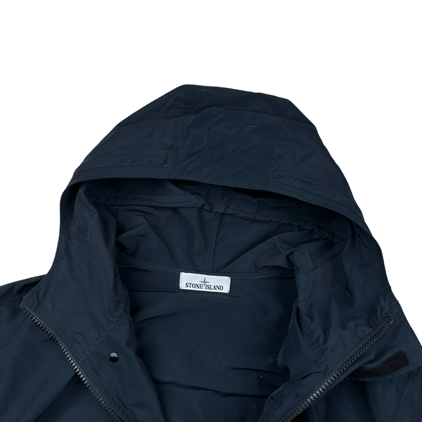 Stone Island 2018 Navy Micro Reps Parka Jacket - 3XL