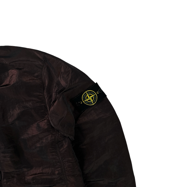 Stone Island 2016 Dark Red Weft Overshirt - Small