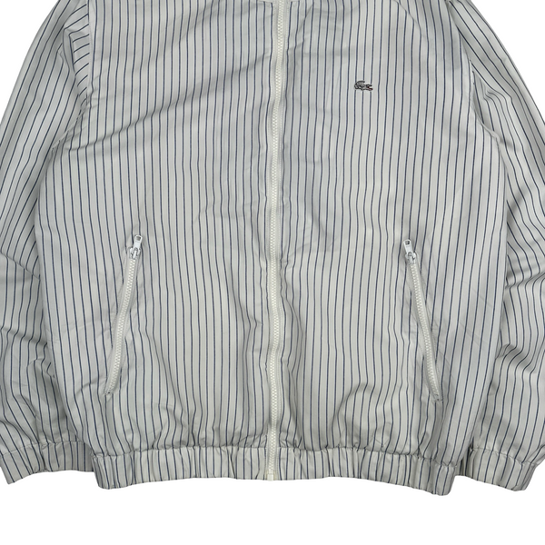Lacoste Pin Stripe Zip up Track Jacket - Large