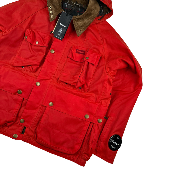 CP Company x Barbour Multi Pocket 500 Mille Waxed Jacket - Medium
