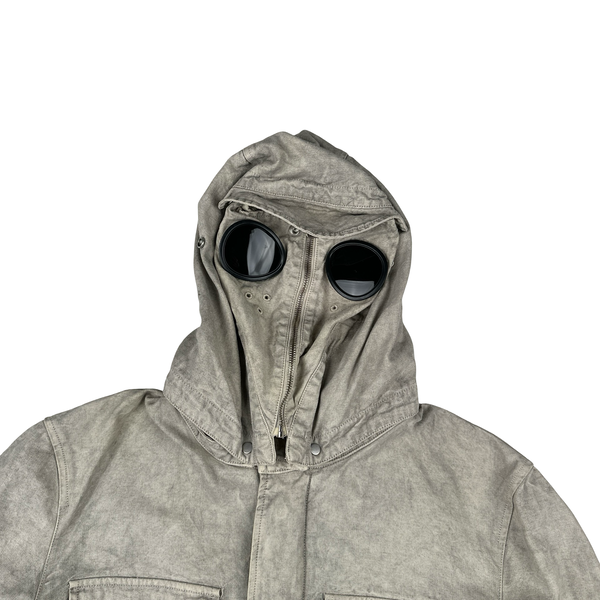 CP Company Vintage Beige Explorer Multi Pocket Goggle Jacket - XL