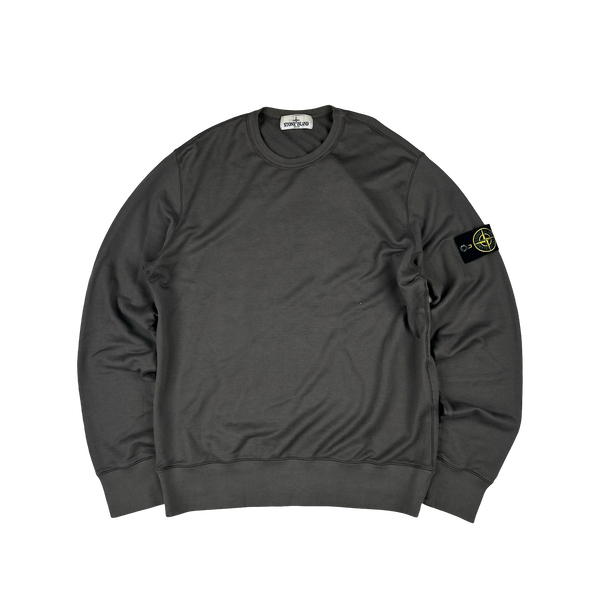 Stone Island 2011 Grey Cotton Crewneck Sweatshirt - Large