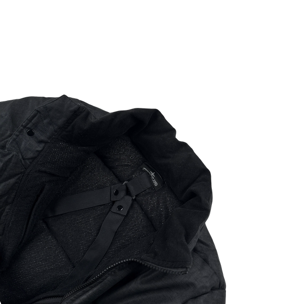 Stone Island 2020 Shadow Project Rubberized Linen Down Filled Puffer Jacket - Large