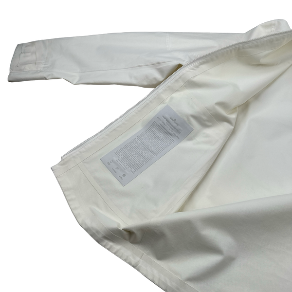 Stone Island 2018 White Tank Shield Multi Layer Ghost Piece Jacket - XL