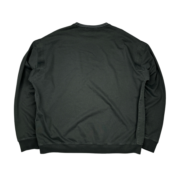 Stone Island 2024 Marina Overdyed Spellout Cotton Crewneck Jumper - XL