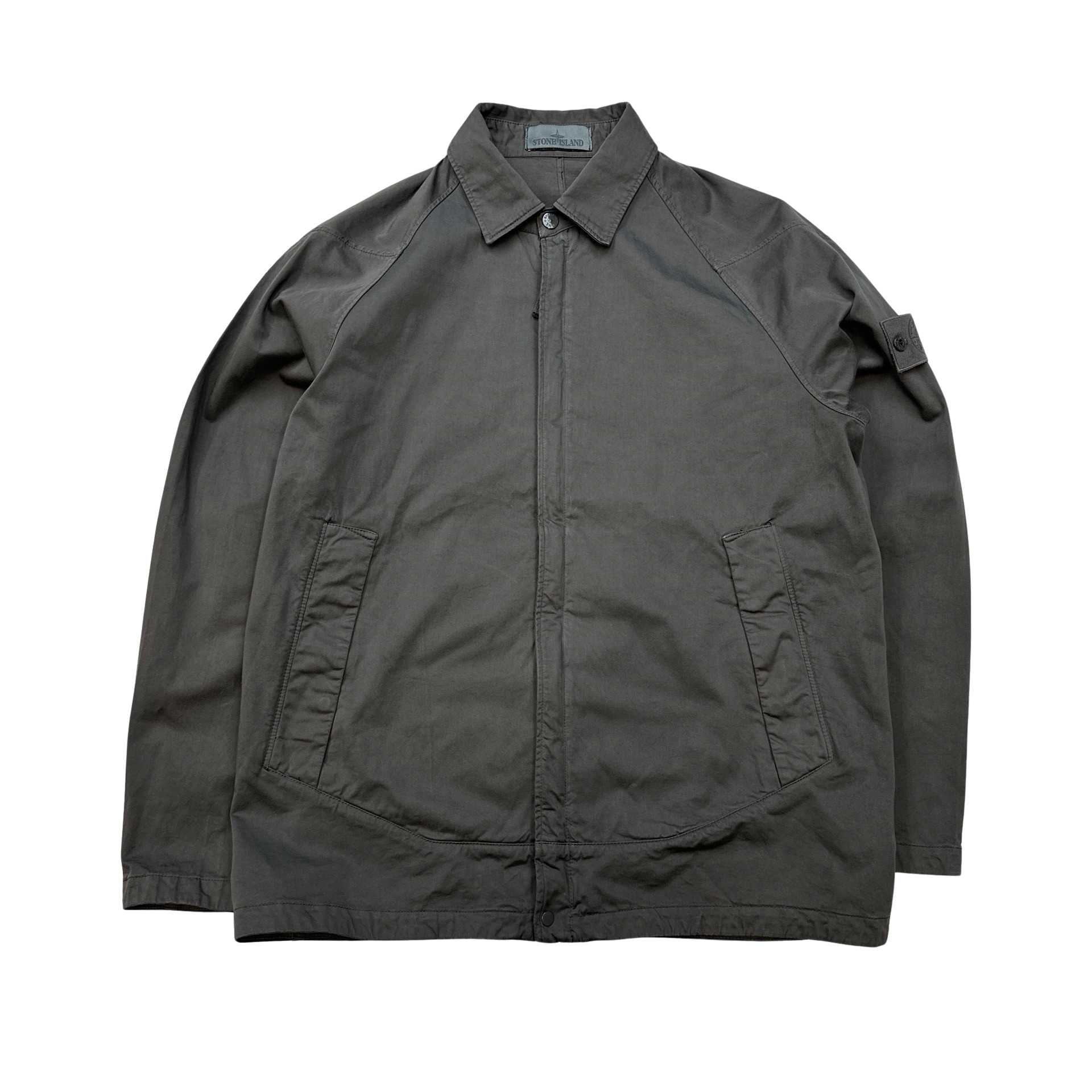 Stone island hotsell ghost overshirt black