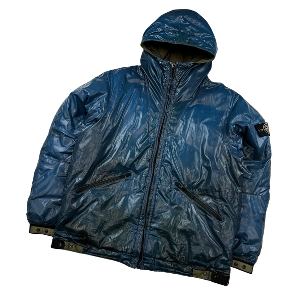 Stone Island 2009 Blue Colour Change Ice Jacket - XL
