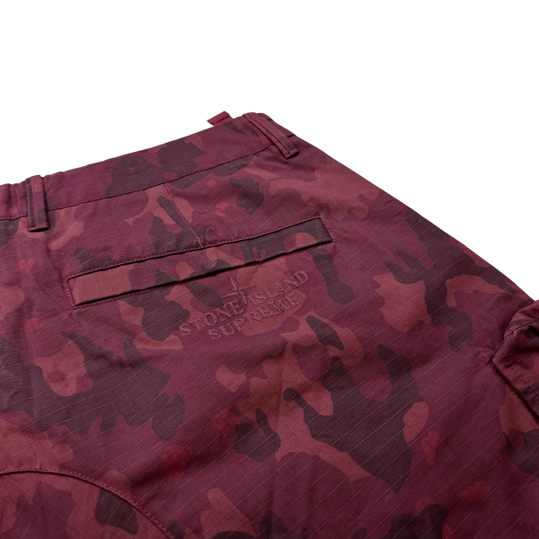 Stone Island x Supreme 2022 Ice Camo Cargo Trousers - 36"
