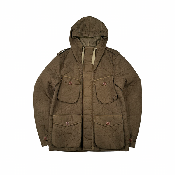 CP Company Beige MTP Liner Hooded Multi Pocket Jacket