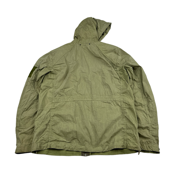Stone Island 2009 Denims Green Cotton Mesh Pocket Emblem Lightweight Jacket - Medium