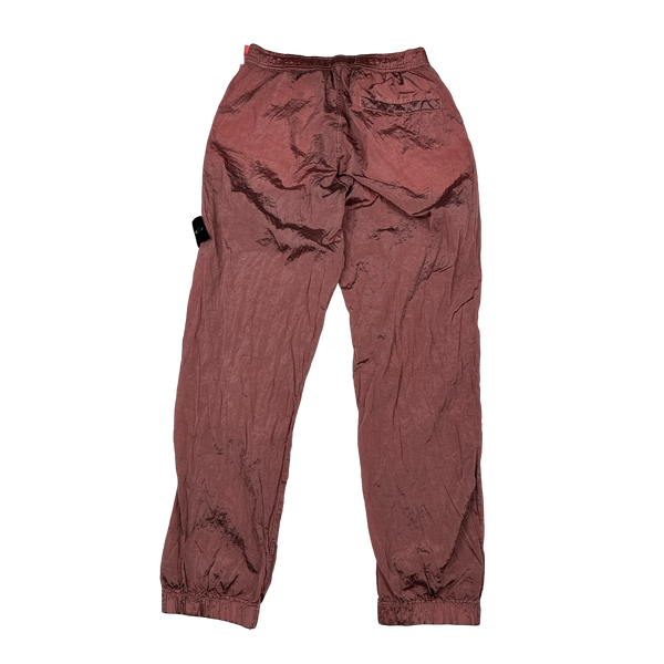 Stone Island 2023 Pink Nylon Metal Econyl Trousers - 30"