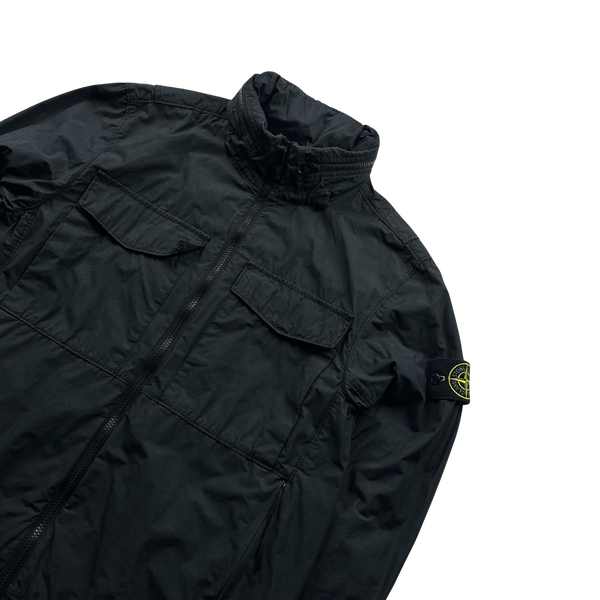 Stone Island Black Naslan Light Watro Jacket - Medium