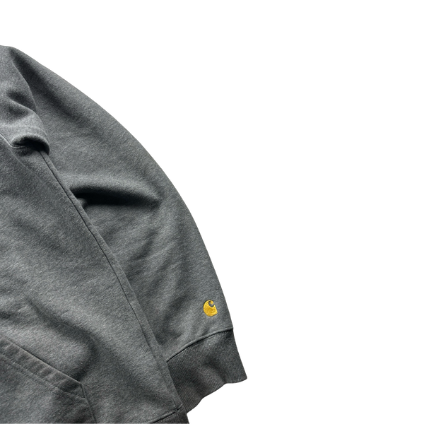 Carhartt Grey Quarter Zip Jumper - Medium