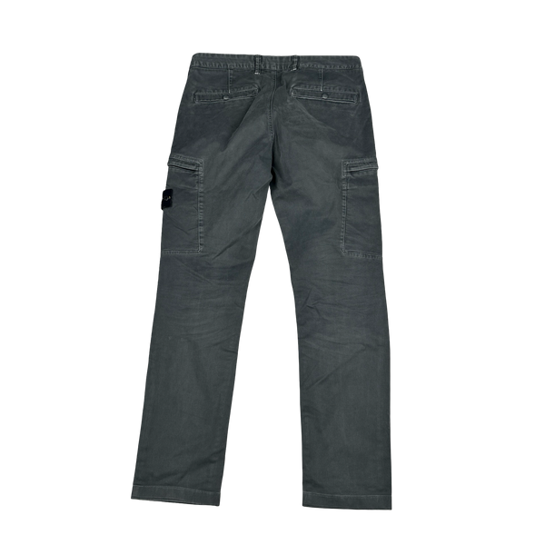 Stone Island 2019 Grey Cotton SK Cargo Trousers - 32"