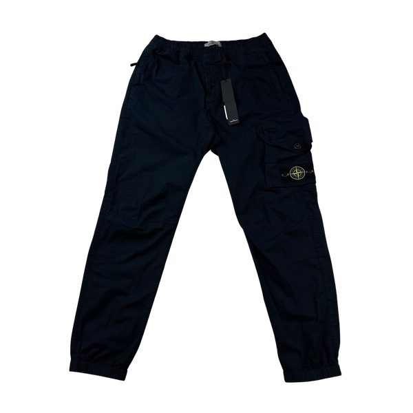 Stone Island 2023 RE T Navy Cargo Trousers - 30"